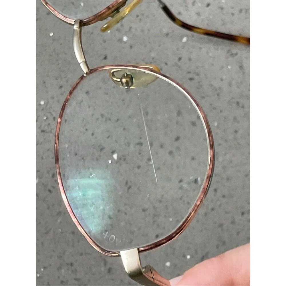 AO Safety YP20 Z87-2 53-17-135 Demi/Gold Full Rim Eyeglasses Frames ONLY Tortois
